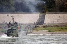 The Serbian Armed Forces at the ceremony in Novi Sad