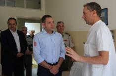 Minister Vulin: Citizens of Serbia have confidence in Military Medical Service