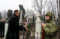 Anniversary of death of Field Marshals Živojin Mišić and Petar Bojović and Army General Pavle Jurišić Šturm marked