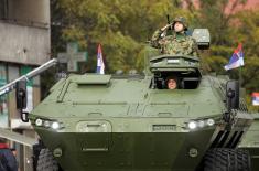 The Serbian Armed Forces at the ceremony in Novi Sad