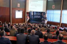 Lecture by Minister Stefanović at the School of National Defence