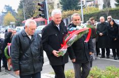 Wreath-laying ceremony on the occasion of Veterans Day