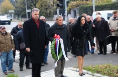 Wreath-laying ceremony on the occasion of Veterans Day