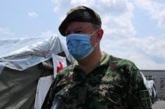 The Serbian Armed Forces Set up a Field Hospital in Novi Pazar