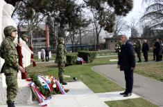 Delegation of the Ministry of Defense and the Serbian Armed Forces laid wreaths on the occasion of the Defenders of Fatherland Day