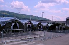 The Serbian Armed Forces Set up a Field Hospital in Novi Pazar