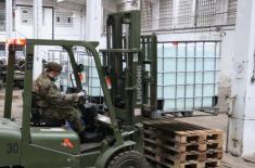 Five thousand litres of alcoholic solution for the Serbian Armed Forces from “Prva iskra”, Barič