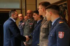   Minister Vulin: It is a compliment to the state and the army to have three brothers becoming officers  