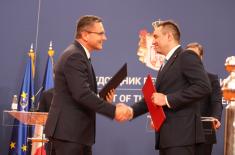 Agreements in the Field of Defence Signed with Representatives of France