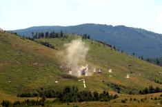 Minister Vulin and General Mojsilović at Preparation for “Tank Biathlon”