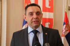 Minister Vulin: Serbia is proud of defence system members