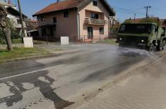 CBRN units of the Serbian Armed Forces are working daily to prevent the spread of the coronavirus 