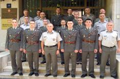 The youngest officers admitted to units of the Serbian Armed Forces 