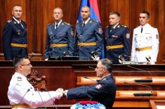 Celebration upon completion of studies of 8th class of Advanced Security and Defense Studies and officers of 62nd class of General Staff Advanced Studies