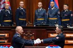 Celebration upon completion of studies of 8th class of Advanced Security and Defense Studies and officers of 62nd class of General Staff Advanced Studies