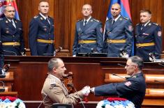 Celebration upon completion of studies of 8th class of Advanced Security and Defense Studies and officers of 62nd class of General Staff Advanced Studies