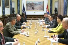 Meeting of Minister Vulin with General Broeks