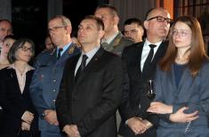 Minister Vulin at the reception on the occasion of handover of the NATO Contact Point Embassy