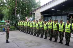 Driving competition on the occasion of the Day of safety of military traffic participants