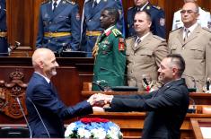 Celebration upon completion of studies of 8th class of Advanced Security and Defense Studies and officers of 62nd class of General Staff Advanced Studies