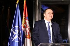 Minister Vulin at the reception on the occasion of handover of the NATO Contact Point Embassy