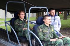 Driving competition on the occasion of the Day of safety of military traffic participants