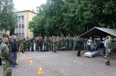 Driving competition on the occasion of the Day of safety of military traffic participants