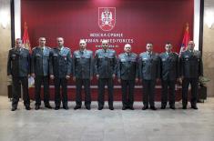 Sergeants Major Course students visiting General Staff