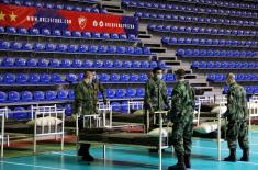 The Serbian Armed Forces are converting the “Aleksandar Nikolić” Sports Hall into a temporary hospital 