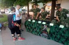 Promotion of voluntary military service in Vršac