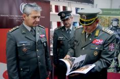 General Diković visits the Book Fair