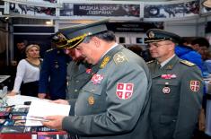 General Diković visits the Book Fair