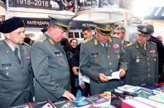 General Diković visits the Book Fair
