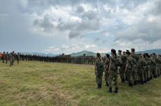 Final Exercise for Cadets Held at Pasuljanske Livade	