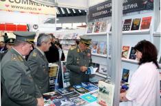 General Diković visits the Book Fair