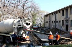 Construction of a new hospital for Covid 19 patients has begun