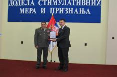 Awards for the participants in the military ceremony held on the Day of the liberation of Novi Sad