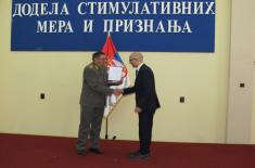 Awards for the participants in the military ceremony held on the Day of the liberation of Novi Sad