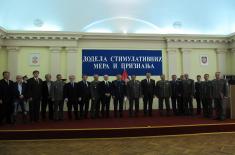 Awards for the participants in the military ceremony held on the Day of the liberation of Novi Sad