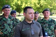 Министар Вулин: Војска Србије ће наставити да улаже у обуку