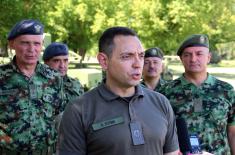 Minister Vulin: The Serbian Armed Forces will continue investing in training