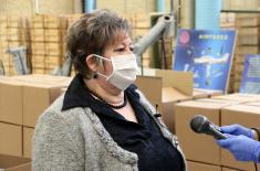 Донација предузећа „ППТ Наменска“ и Амбасаде Уједињеног Краљевства Министарству одбране у борби против коронавируса 