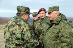 Chief of General Staff visits participants in Slavic Brotherhood 2016