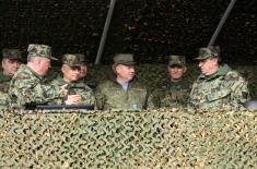 Chief of General Staff visits participants in Slavic Brotherhood 2016