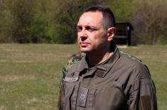 Minister Vulin: The combat readiness of the Serbian Armed Forces is not diminished