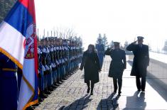 National Assembly Speaker laid wreath at Tomb of the Unknown Soldier on Avala