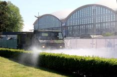 CBRN units of the Serbian Armed Forces are working daily to prevent the spread of the coronavirus 