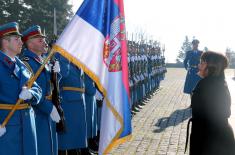 Председница Народне скупштине положила венац на Споменик Незнаном јунаку на Авали