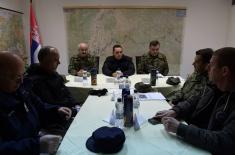 Minister Vulin visits the Combined Military and Police Force