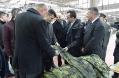 Defence Minister visits "Yumco"